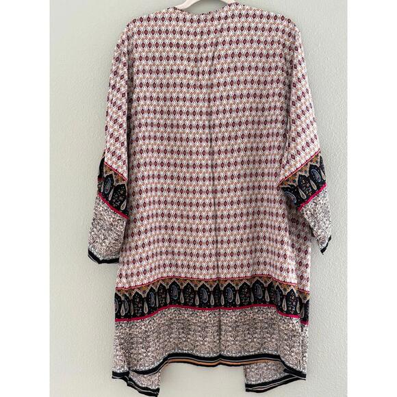 POL Boho Open-Front Kimono Cardigan, NWOT, Women's Small - Picture 5 of 6